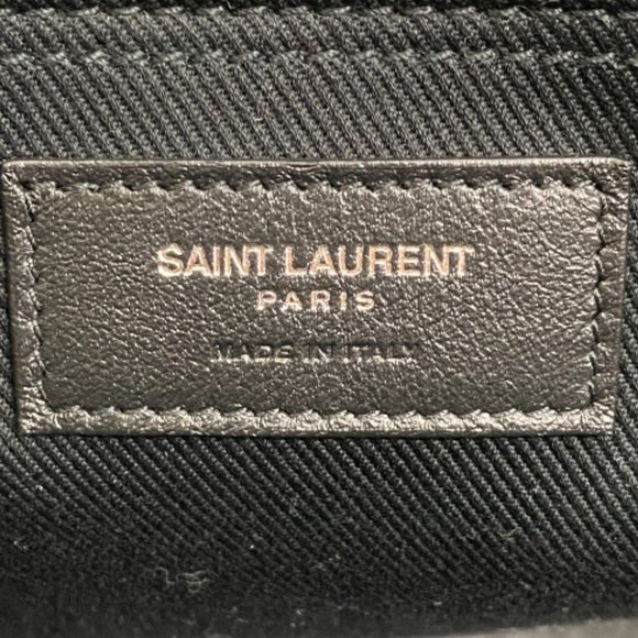 SAINT LAURENT 686266 Rive Gauche Tote Bag Handbag Black Men's Z0004878 - Picture 12 of 15